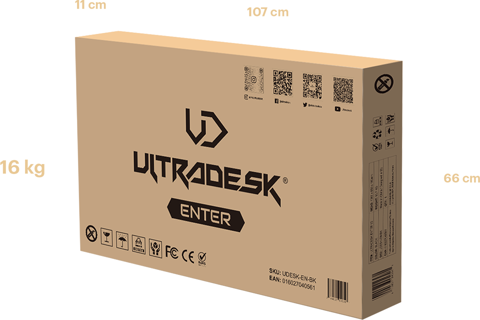 Ultradesk ENTER V2 Kompiuterinis stalas