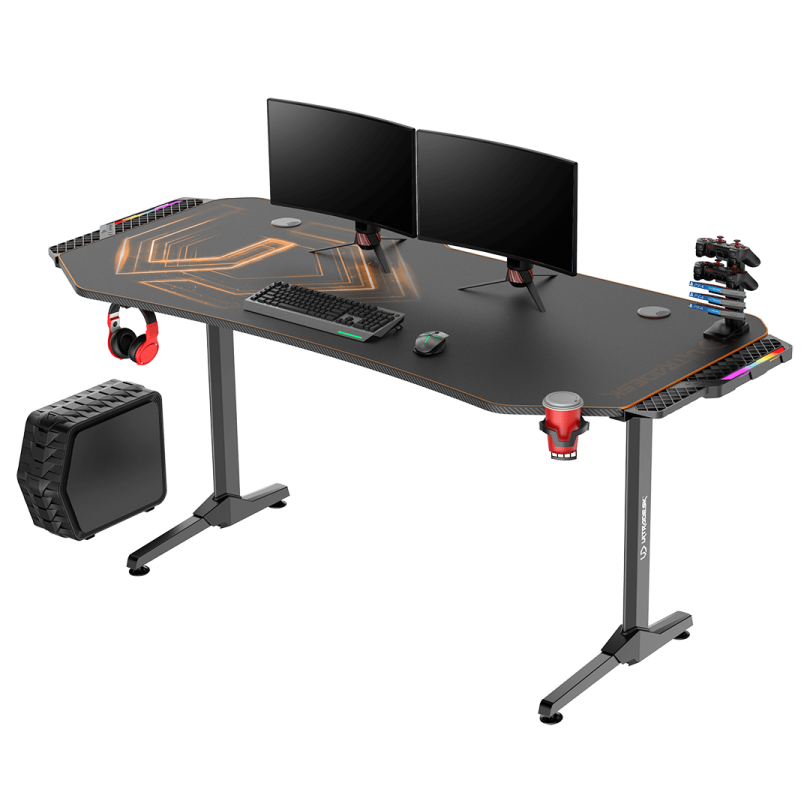 led rgb gaming desk