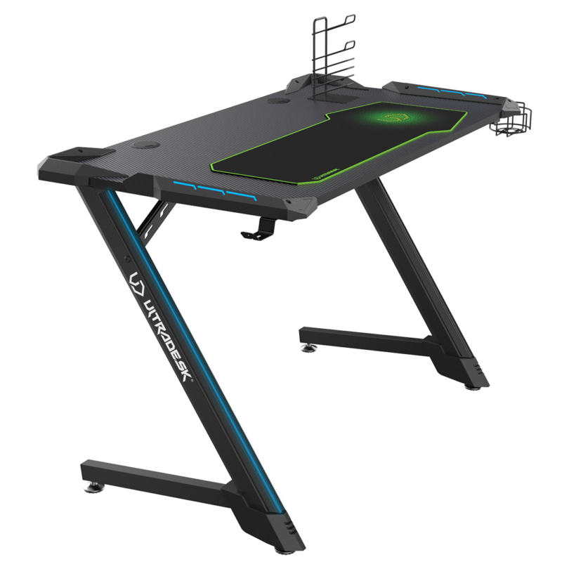 Ultradesk ROCKET bureau gamer multi-outils à LED RGB