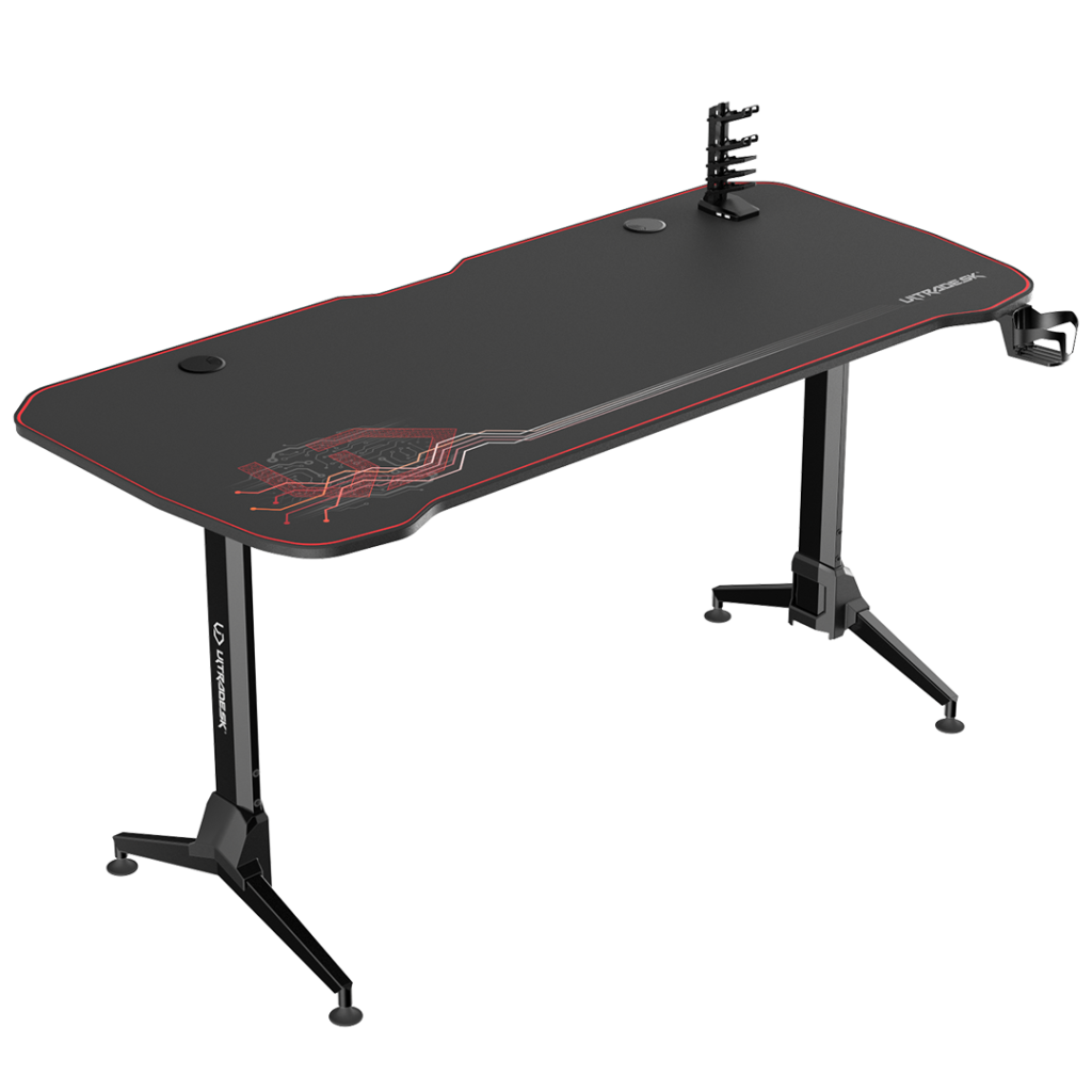 Ultradesk GRAND - Computer desk, Gaming table in large size with pad