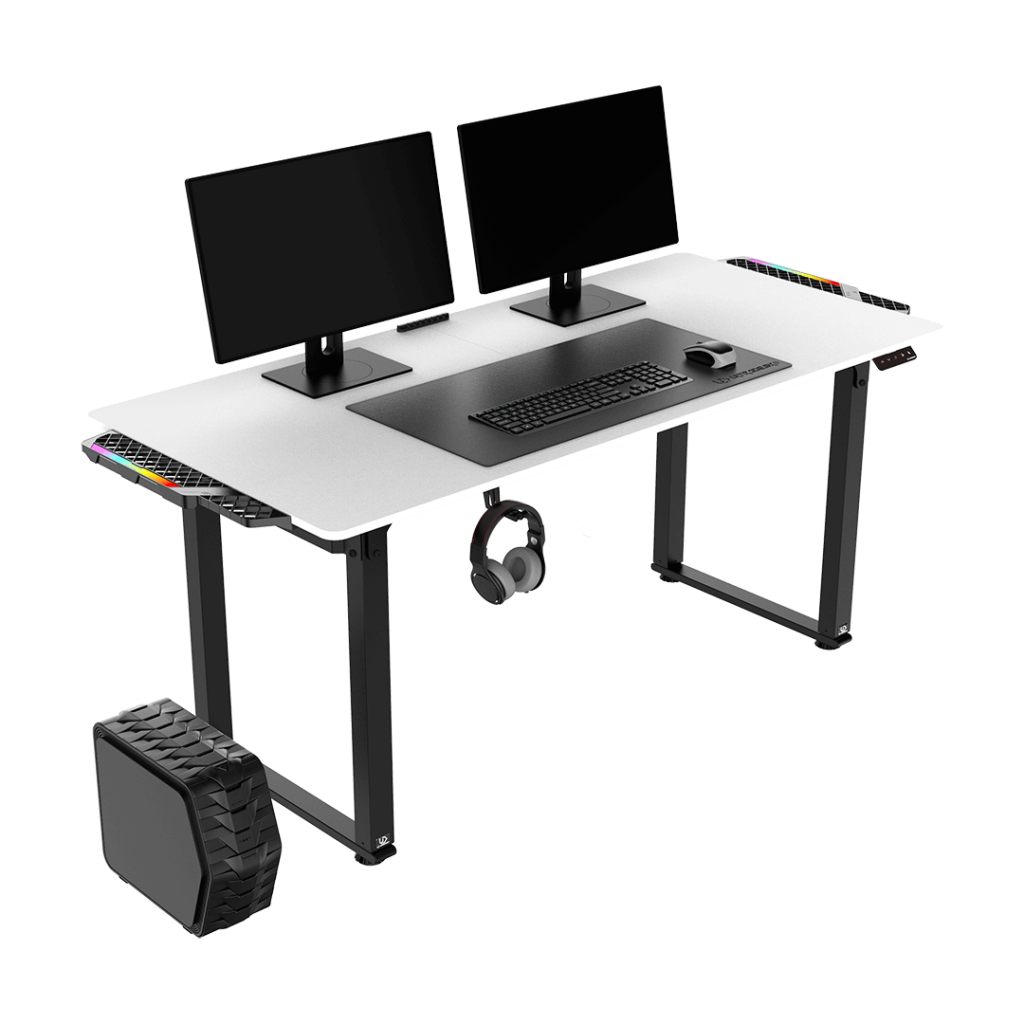 Ultradesk UPLIFT LED RGB - Computer desk with height adjustment