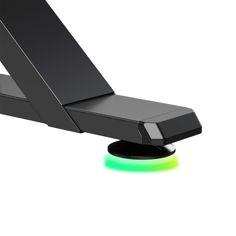Ultradesk IRON - Innovative computer desk with LED RGB Prismatic