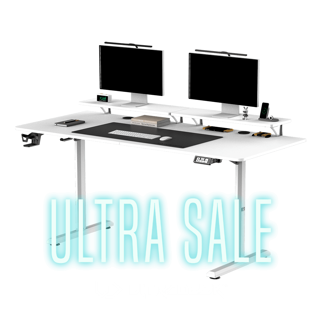 Ultradesk HIGHLANDER XXL White